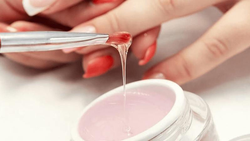 Gel manicure and polish